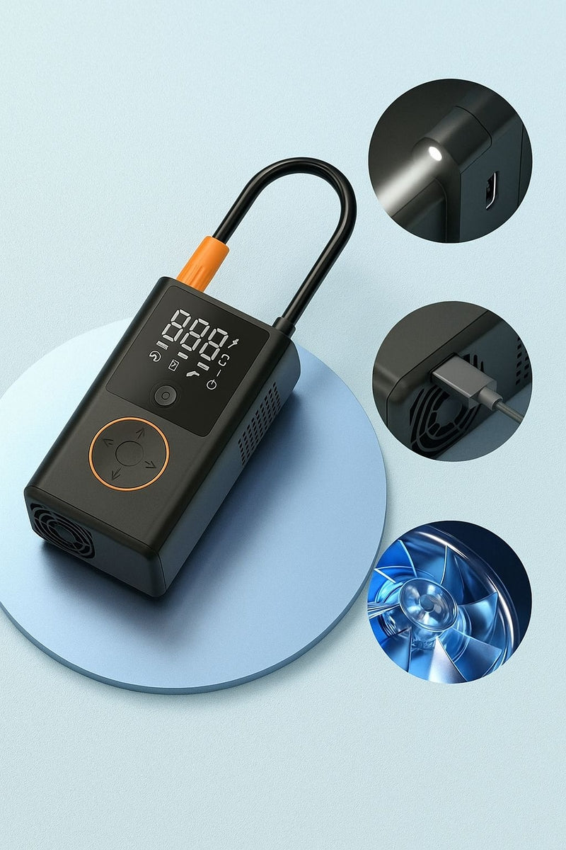 Bomba de Aire Portátil 150 PSI Recargable 2000mAh - Havory